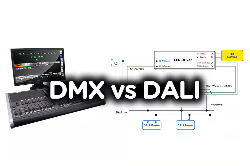 DMX 与 DALI 照明控制：选择哪一个？