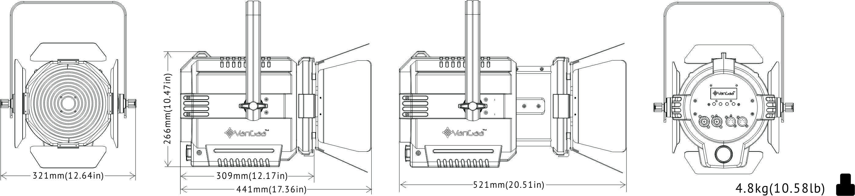 VG-CB200W外形尺寸