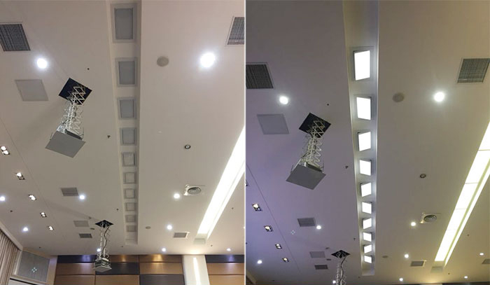 嵌入式LED三色灯视频会议室专用照明